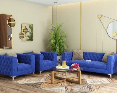 Curio 3+1+1 Seater Fabric Sofa 