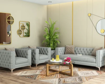 Curio 3+1+1 Seater Fabric Sofa 