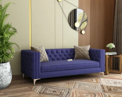 Curio 3 Seater Fabric Sofa 