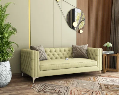 Curio 3 Seater Fabric Sofa 