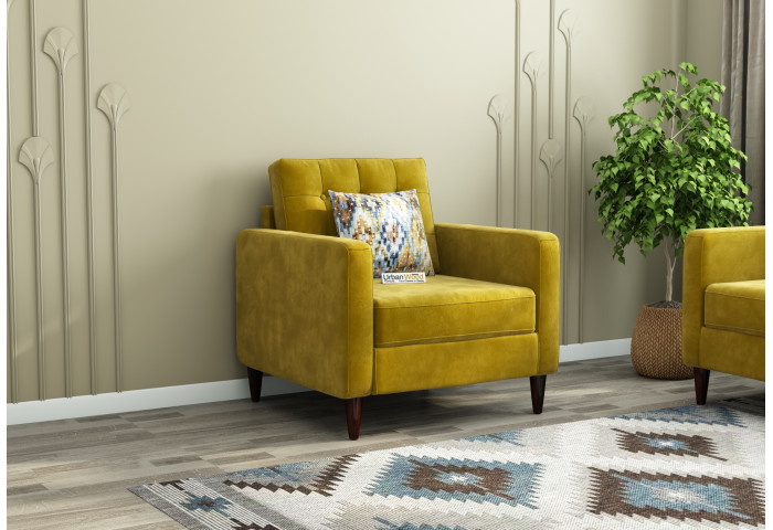 Hamper 1 Seater Fabric Sofa 