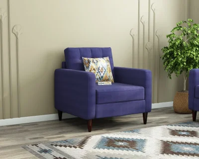 Hamper 1 Seater Fabric Sofa 