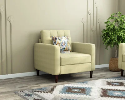 Hamper 1 Seater Fabric Sofa 