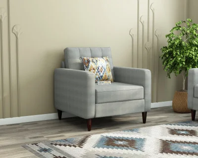 Hamper 1 Seater Fabric Sofa 