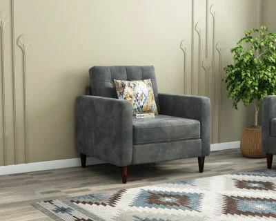 Hamper 1 Seater Fabric Sofa 