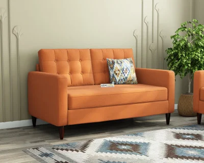 Hamper 2 Seater Fabric Sofa 