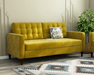 Hamper 3 Seater Fabric Sofa 