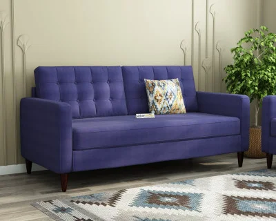Hamper 3 Seater Fabric Sofa 