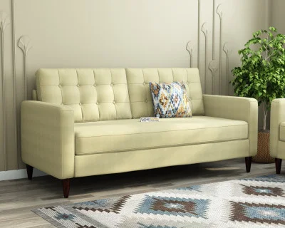 Hamper 3 Seater Fabric Sofa 