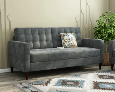 Hamper 3 Seater Fabric Sofa 