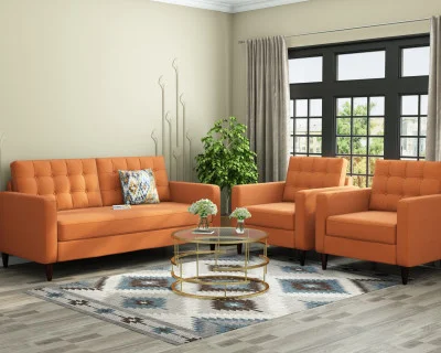 Hamper 3+1+1 Seater Fabric Sofa 