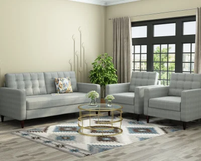 Hamper 3+1+1 Seater Fabric Sofa 