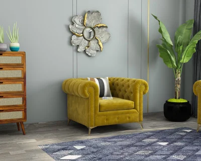 Regal 1 Seater Fabric Sofa 