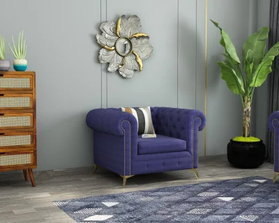 Regal 1 Seater Fabric Sofa 