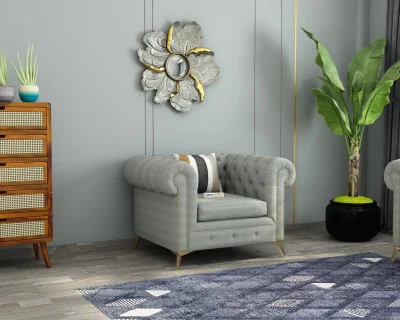 Regal 1 Seater Fabric Sofa 