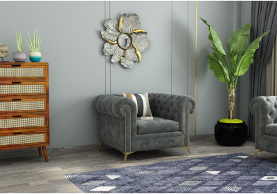 Regal 1 Seater Fabric Sofa 