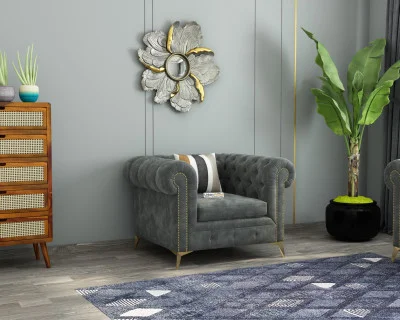 Regal 1 Seater Fabric Sofa 