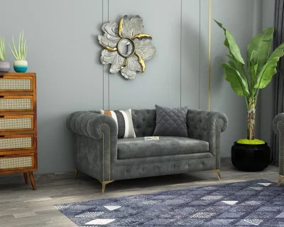 Regal 2 Seater Fabric Sofa 