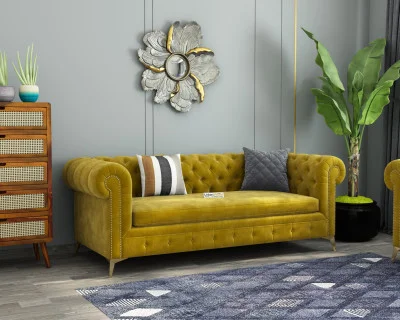 Regal 3 Seater Fabric Sofa 