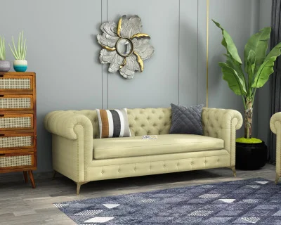 Regal 3 Seater Fabric Sofa 
