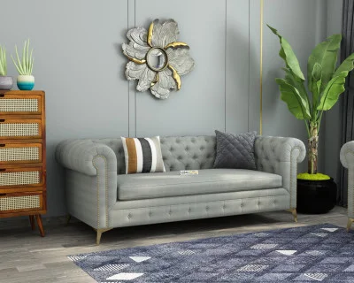 Regal 3 Seater Fabric Sofa 
