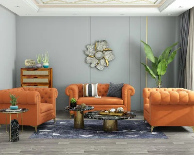Regal 2+1+1 Seater Fabric Sofa 