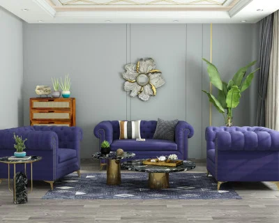 Regal 2+1+1 Seater Fabric Sofa 