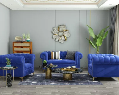 Regal 2+1+1 Seater Fabric Sofa 