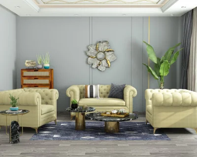Regal 2+1+1 Seater Fabric Sofa 
