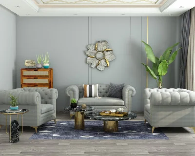 Regal 2+1+1 Seater Fabric Sofa 