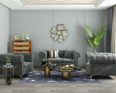 Regal 2+1+1 Seater Fabric Sofa 