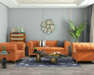 Regal 3+1+1 Seater Fabric Sofa 