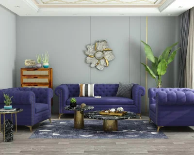 Regal 3+1+1 Seater Fabric Sofa 