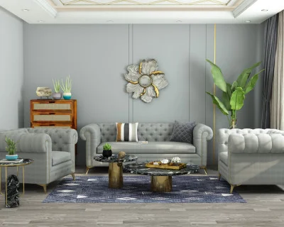 Regal 3+1+1 Seater Fabric Sofa 