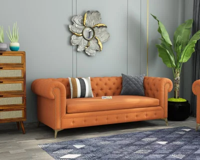Regal 3 Seater Fabric Sofa 