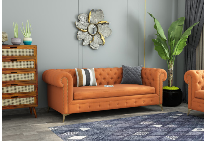 Regal 3 Seater Fabric Sofa 