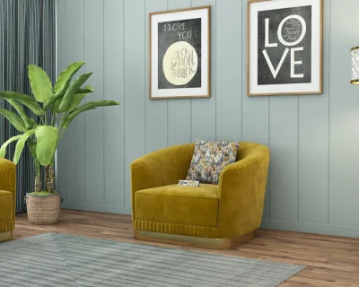 Roy 1 Seater Fabric Sofa 