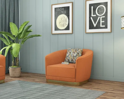 Roy 1 Seater Fabric Sofa 