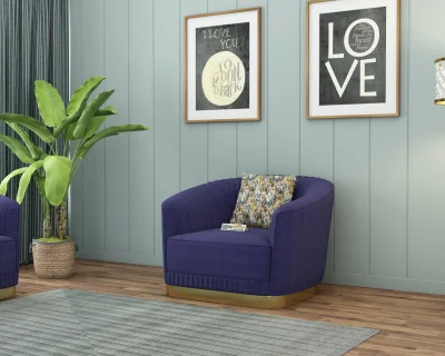 Roy 1 Seater Fabric Sofa 