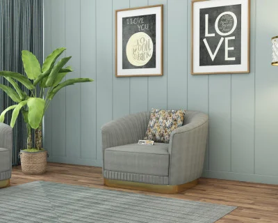 Roy 1 Seater Fabric Sofa 
