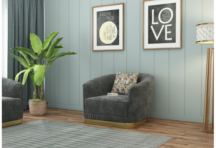 Roy 1 Seater Fabric Sofa 