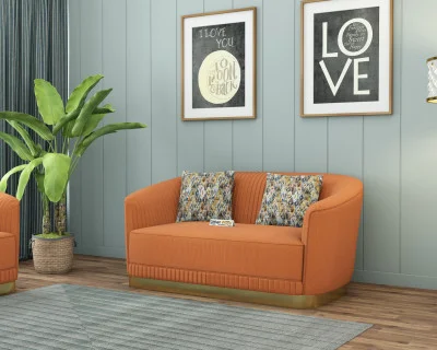 Roy 2 Seater Fabric Sofa 