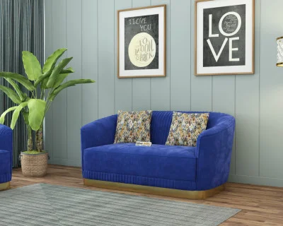 Roy 2 Seater Fabric Sofa 