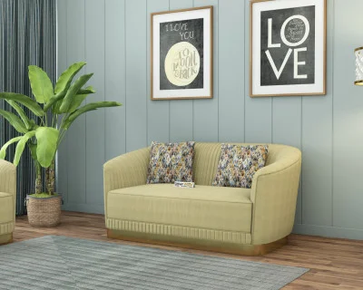Roy 2 Seater Fabric Sofa 
