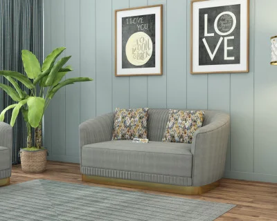 Roy 2 Seater Fabric Sofa 