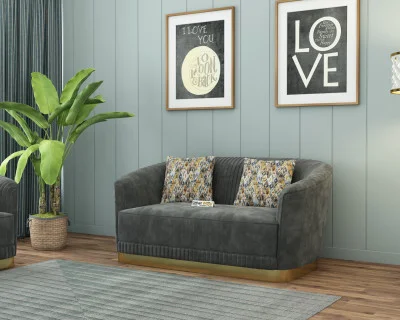 Roy 2 Seater Fabric Sofa 
