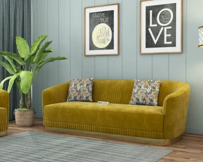 Roy 3 Seater Fabric Sofa 