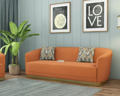 Roy 3 Seater Fabric Sofa 