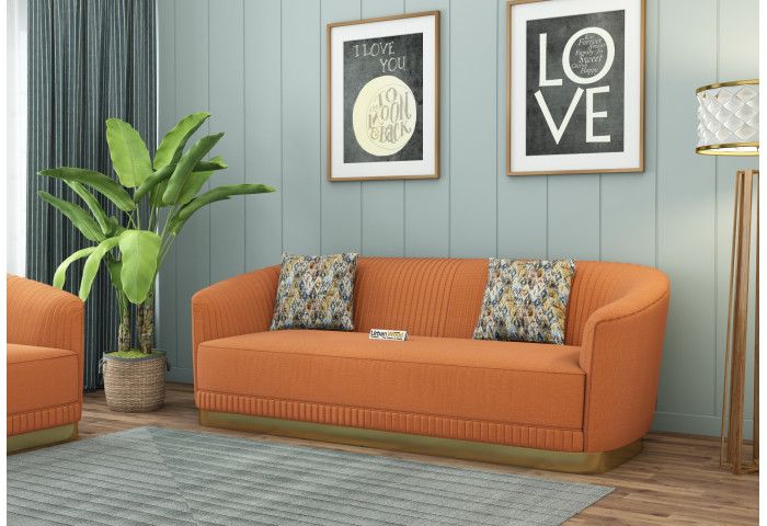 Roy 3 Seater Fabric Sofa 