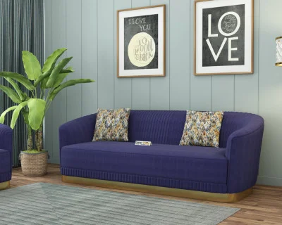 Roy 3 Seater Fabric Sofa 